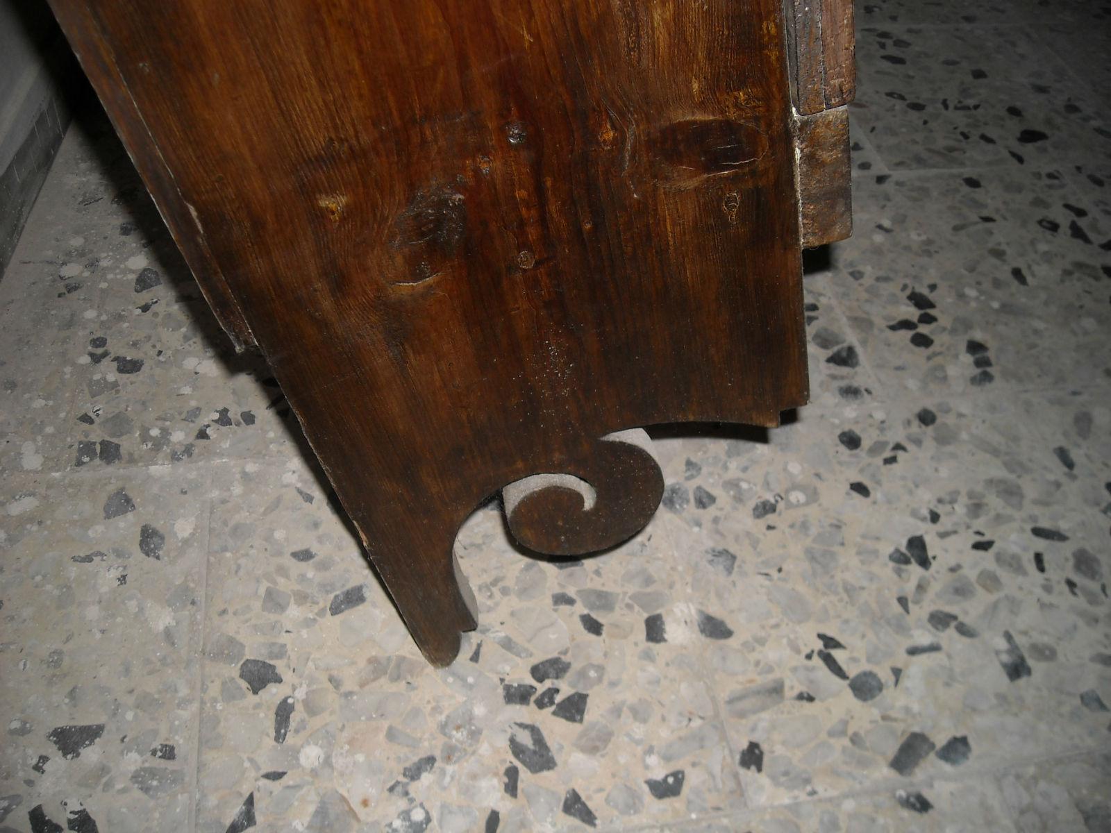 Antica Decorativa Vetrina In Legno, Ovunque Collocabile, Piattaia, Libreria, d'Epoca immagine 5