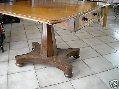 Antico Tavolo, Piano Con Alette, Decorativo, Utilissimo, Ovunque Collocabile, d'Epoca immagine 11