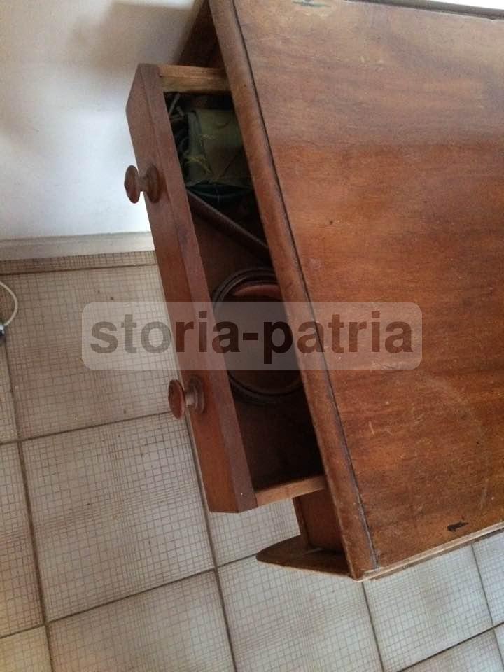 Antico Tavolo, Piano Con Alette, Decorativo, Utilissimo, Ovunque Collocabile, d'Epoca immagine 29