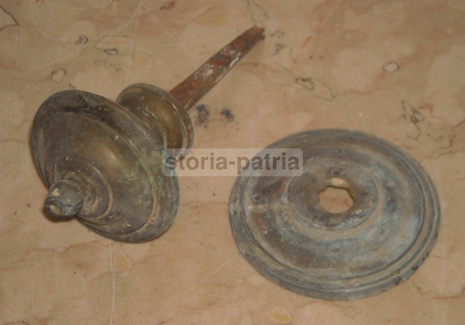 Antiquariato, Antico Pomolo, Utilissimo Per Antichi Arredi, Da Collezione, Bronzo immagine 6