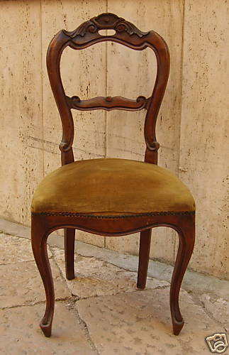 Arredamenti d'Epoca, Decorativa Sedia Imbottita, Da Restaurare, Utile Per Vari Usi immagine 10