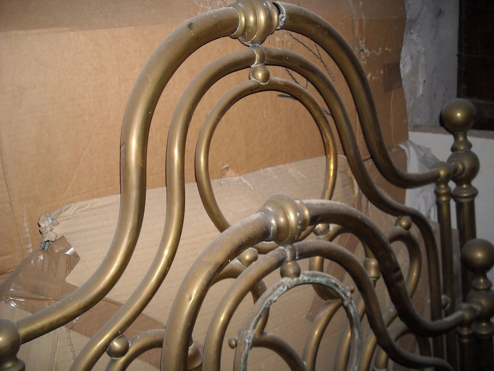 Arredamento d'Epoca, Antico Letto Matrimoniale, Due Letti Distinti, Originale, 800 immagine 2