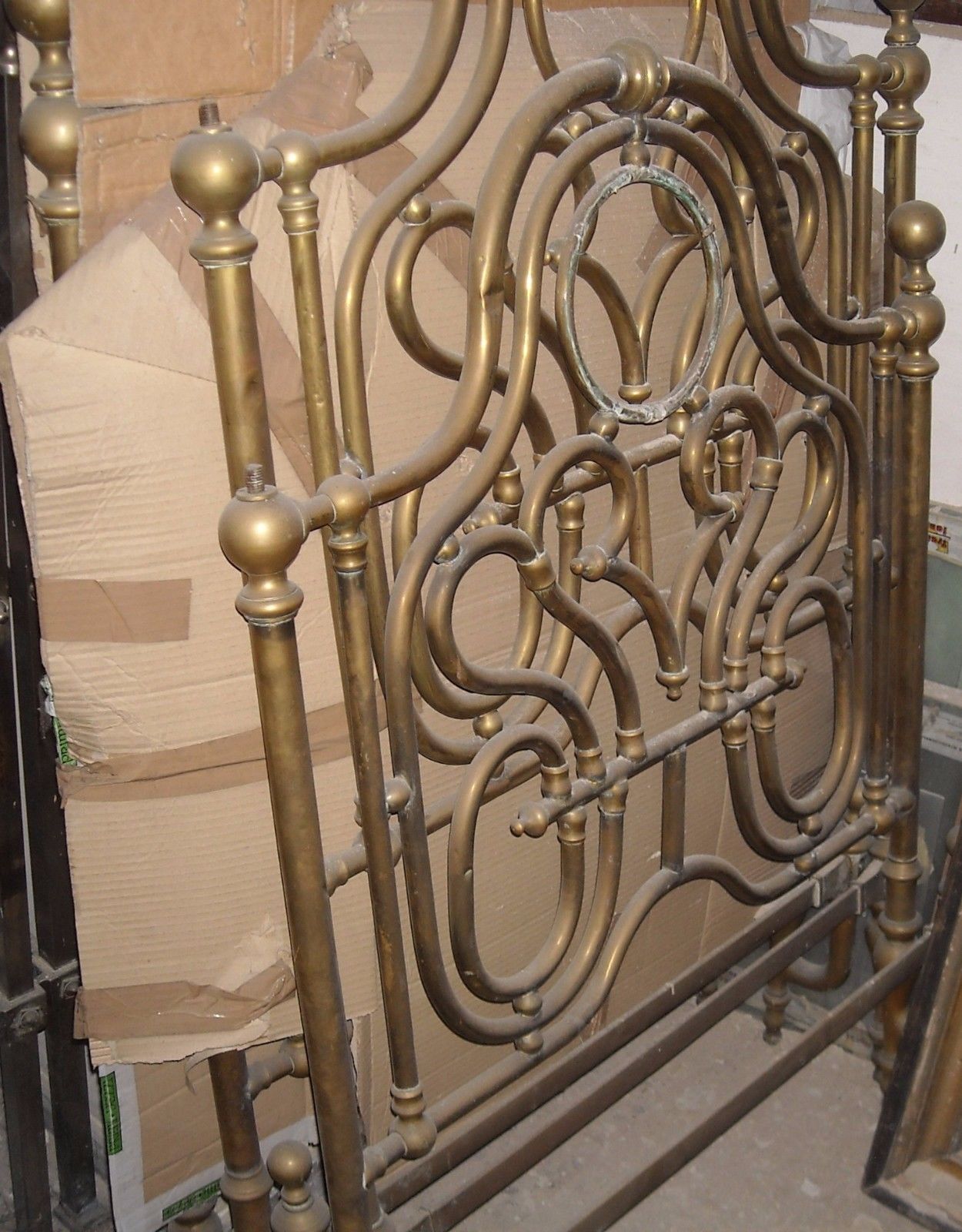 Arredamento d'Epoca, Antico Letto Matrimoniale, Due Letti Distinti, Originale, 800 immagine 5