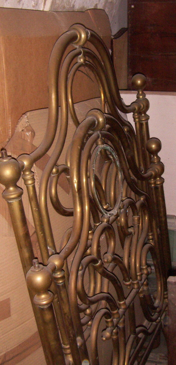 Arredamento d'Epoca, Antico Letto Matrimoniale, Due Letti Distinti, Originale, 800 immagine 6