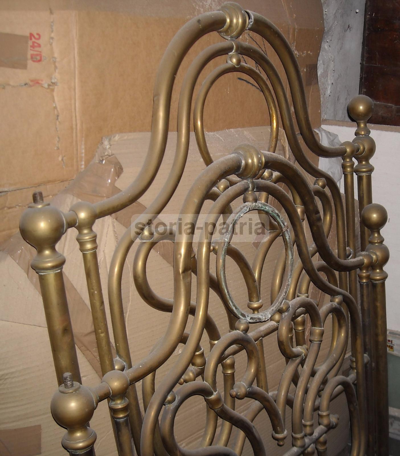 Arredamento d'Epoca, Antico Letto Matrimoniale, Due Letti Distinti, Originale, 800 immagine 8