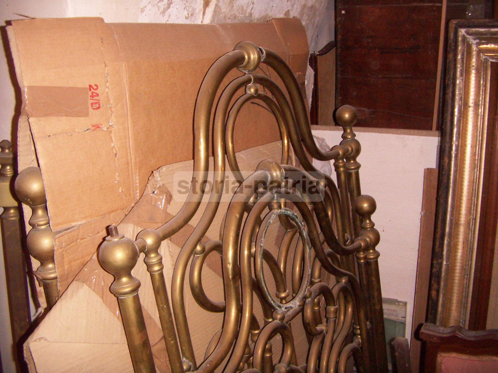 Arredamento d'Epoca, Antico Letto Matrimoniale, Due Letti Distinti, Originale, 800 immagine 11