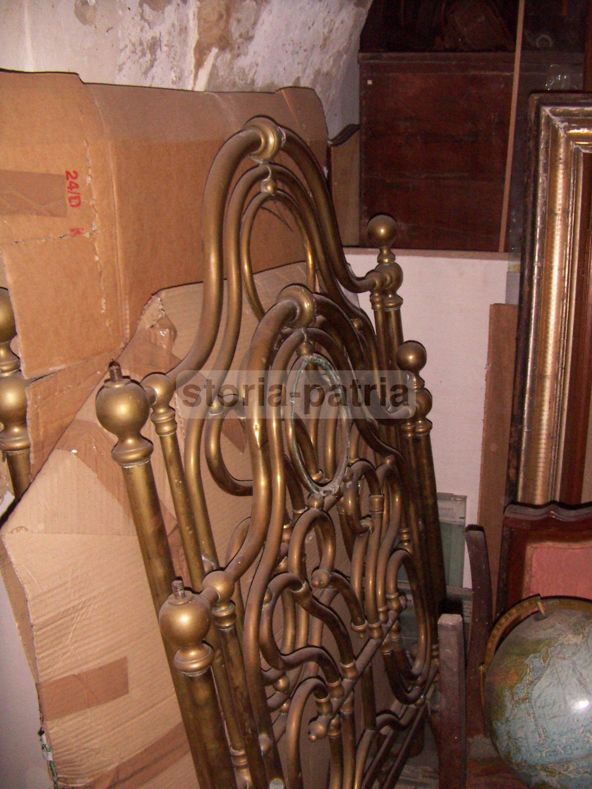 Arredamento d'Epoca, Antico Letto Matrimoniale, Due Letti Distinti, Originale, 800 immagine 14