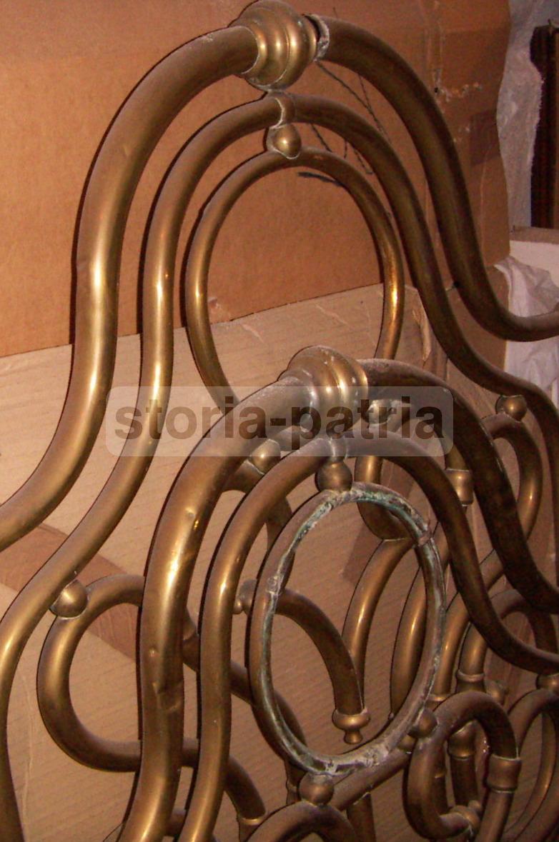 Arredamento d'Epoca, Antico Letto Matrimoniale, Due Letti Distinti, Originale, 800 immagine 16