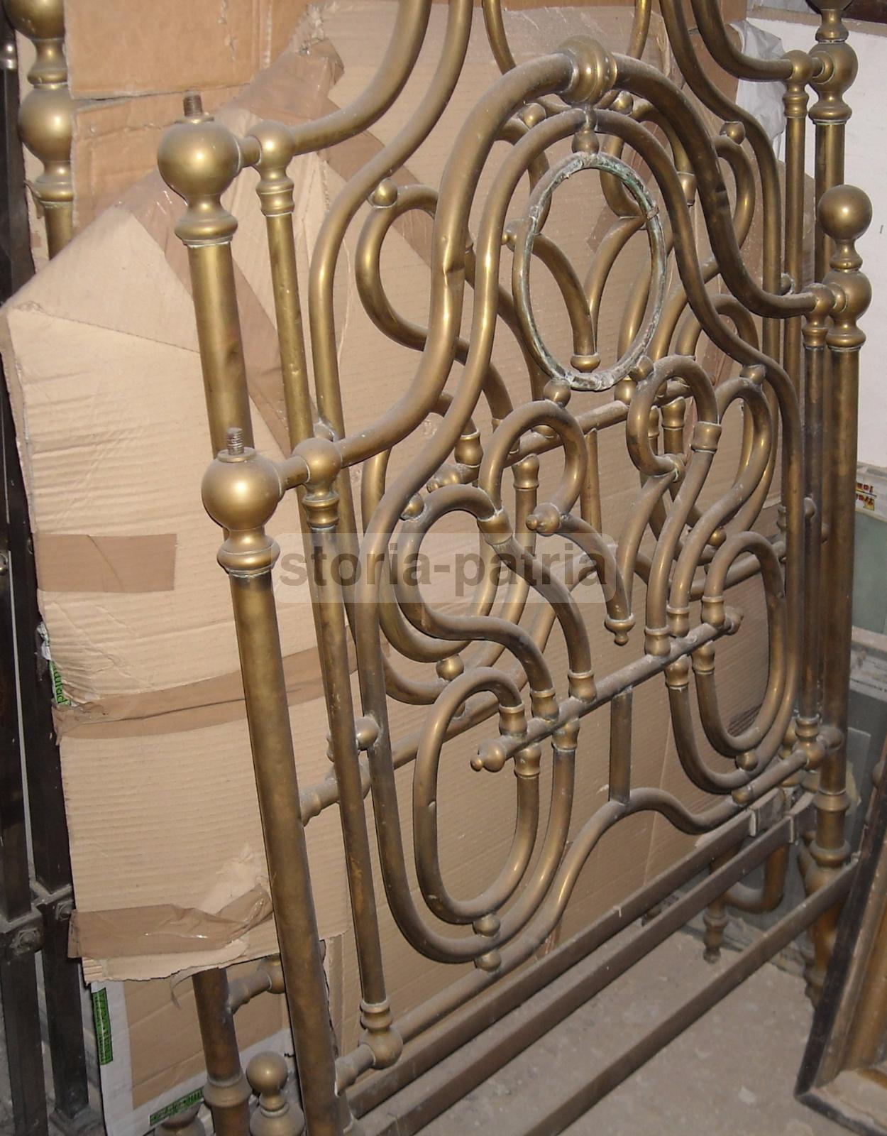 Arredamento d'Epoca, Antico Letto Matrimoniale, Due Letti Distinti, Originale, 800 immagine 17