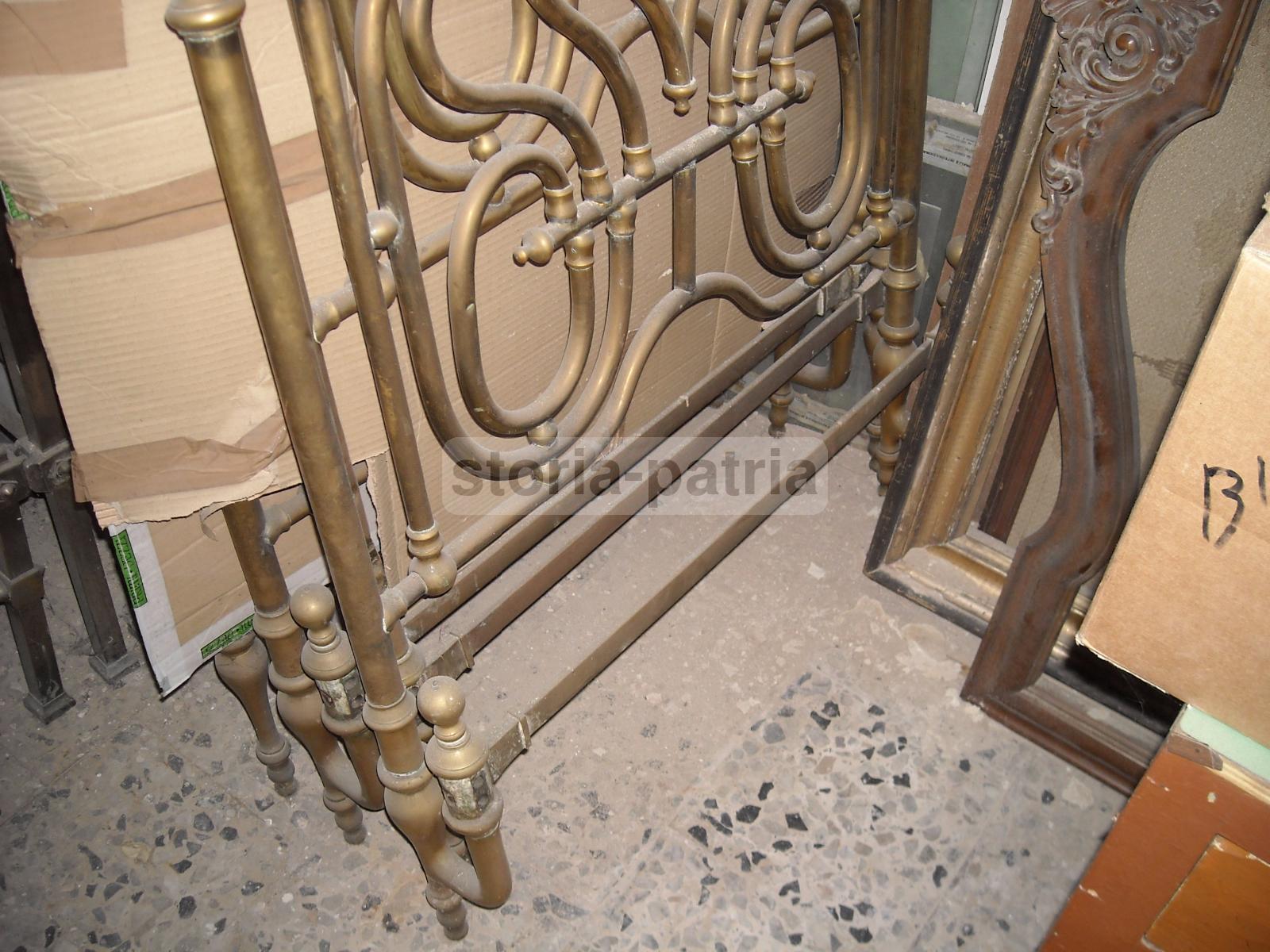 Arredamento d'Epoca, Antico Letto Matrimoniale, Due Letti Distinti, Originale, 800 immagine 18