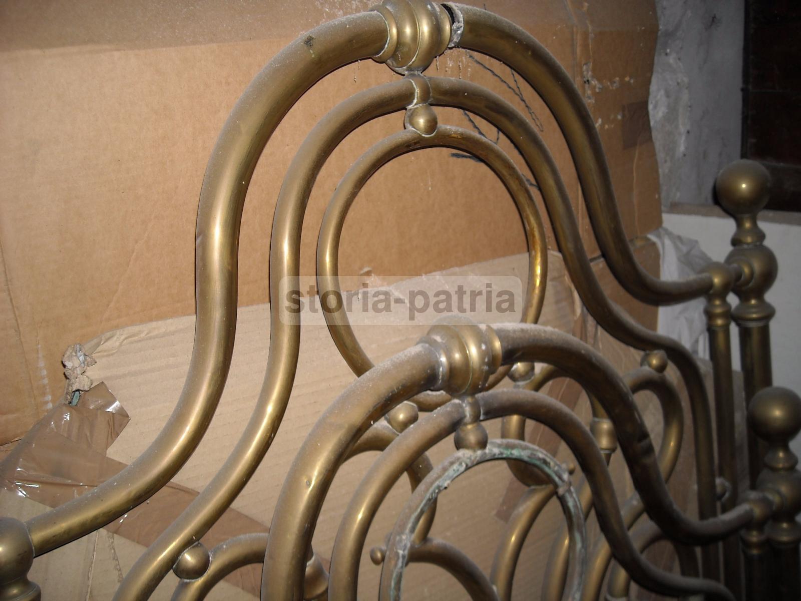 Arredamento d'Epoca, Antico Letto Matrimoniale, Due Letti Distinti, Originale, 800 immagine 21