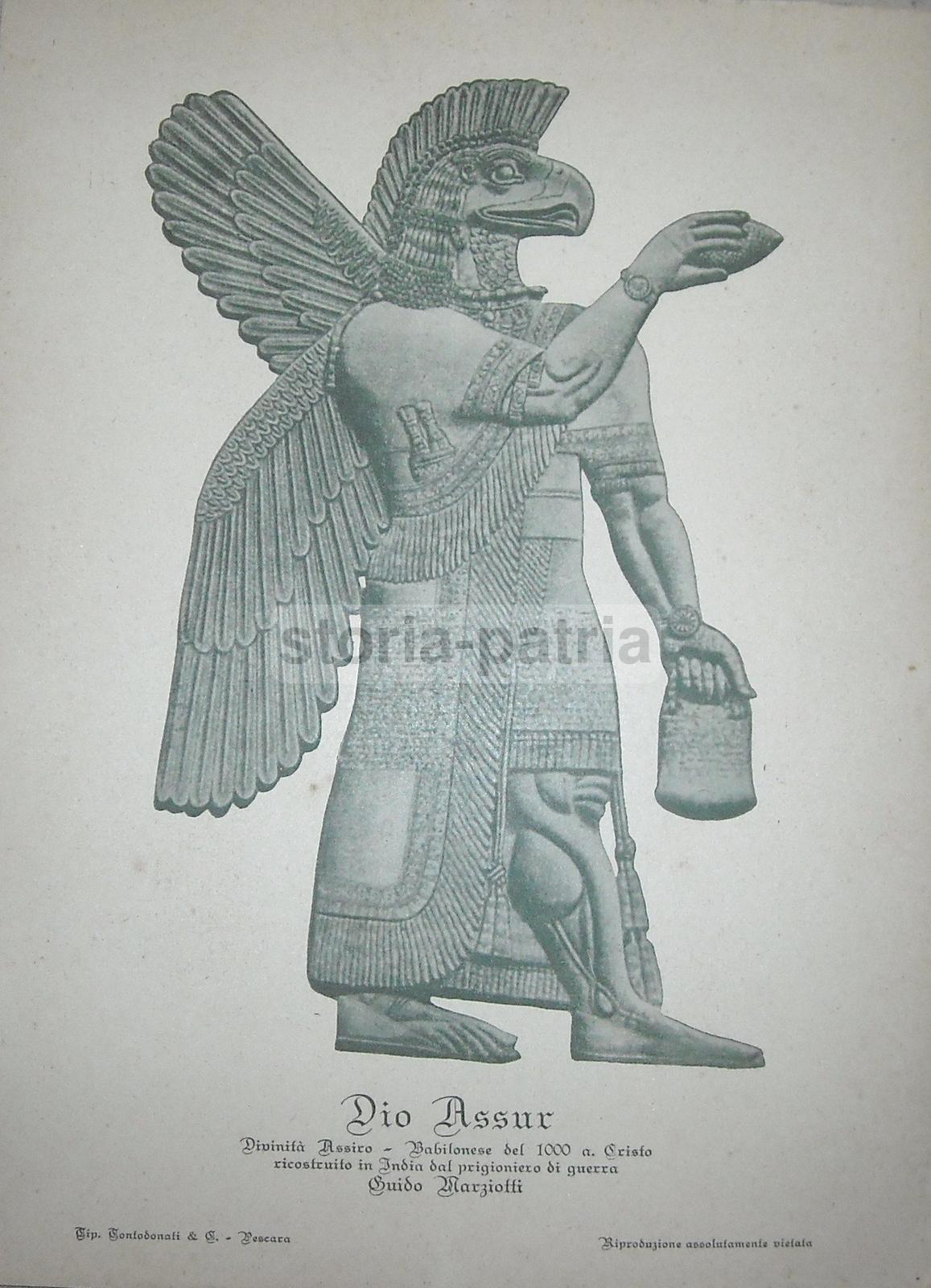 Arte Antica, Scultura Assiro Babilonese, Divinita, Pescara, Tantodonati, Marziotti immagine 1