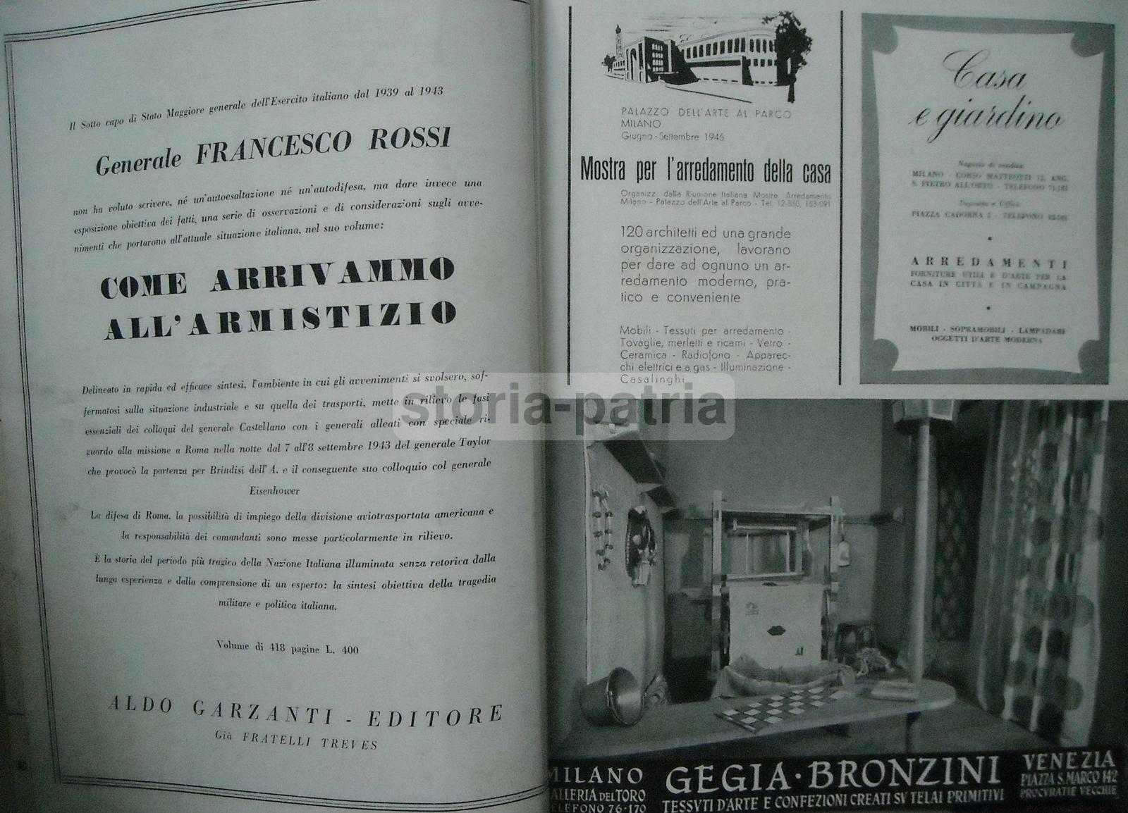 Arte, Architettura, Arredamento, Design, Gio Ponti, Catania, Castelli, Marini, Crippa immagine 6