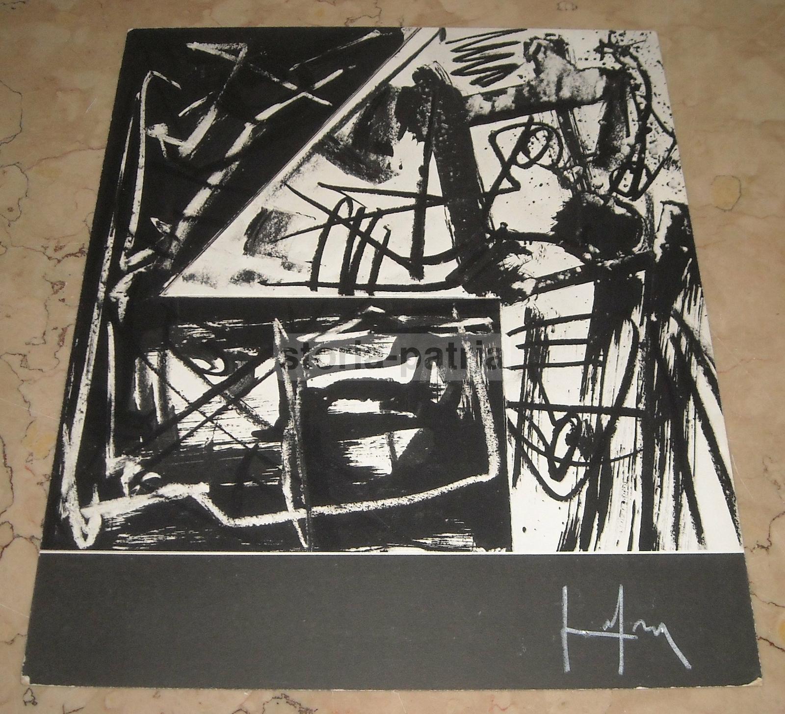 Arte, Artista Emilio Vedova, Grafica Moderna, Plurimo, Autografata, Tridimensionale immagine 1