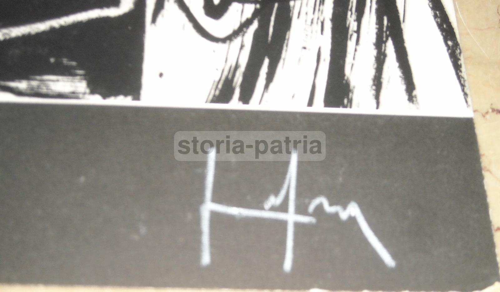 Arte, Artista Emilio Vedova, Grafica Moderna, Plurimo, Autografata, Tridimensionale immagine 2