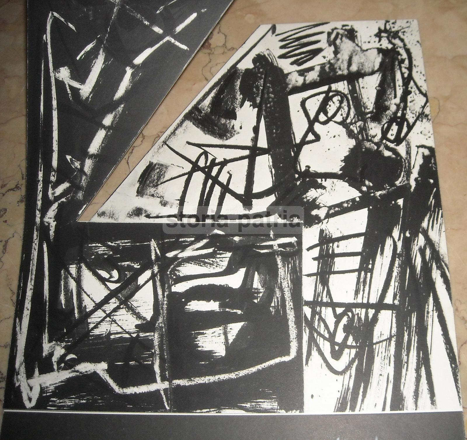 Arte, Artista Emilio Vedova, Grafica Moderna, Plurimo, Autografata, Tridimensionale immagine 4