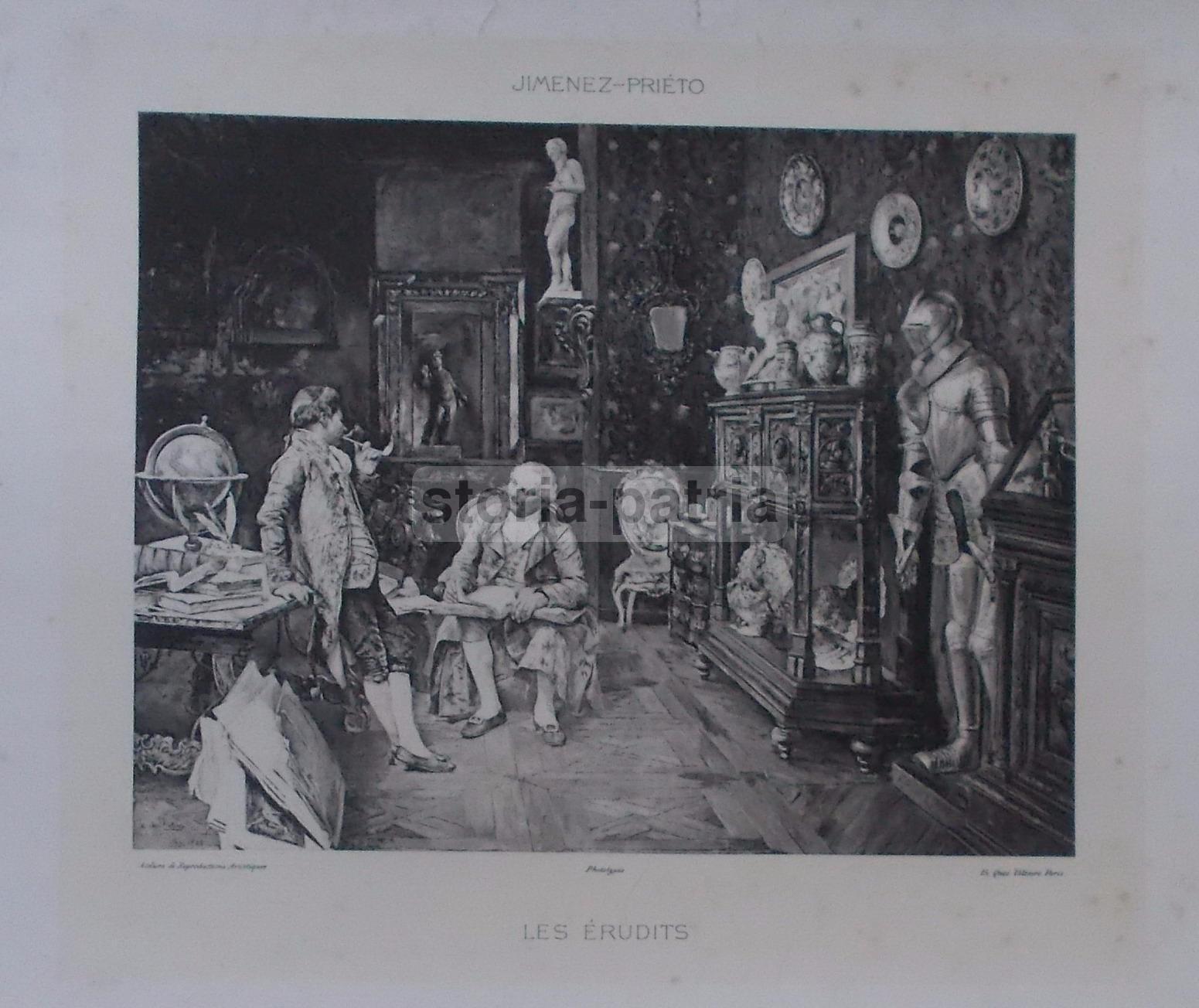 Arte, Collezionismo, Sculture, Ceramiche, Conversazione Fra Eruditi, Jemenez Prieto immagine 1