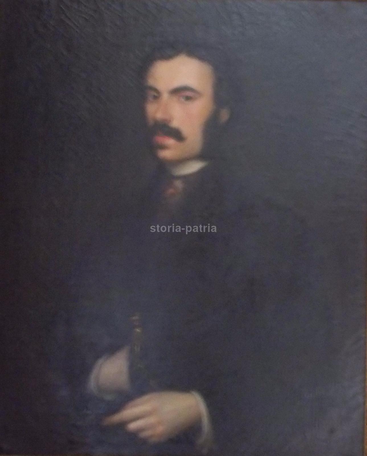Arte Italiana Dell800, Ritratto Di Gentiluomo, Pregevole Antico Dipinto, Antico immagine 13