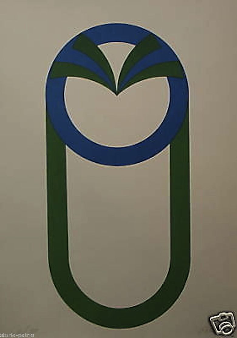 Arte Moderna, Arabella Giorgi, Interessante Grafica A Colori, Da Collezione, Rarita immagine 1