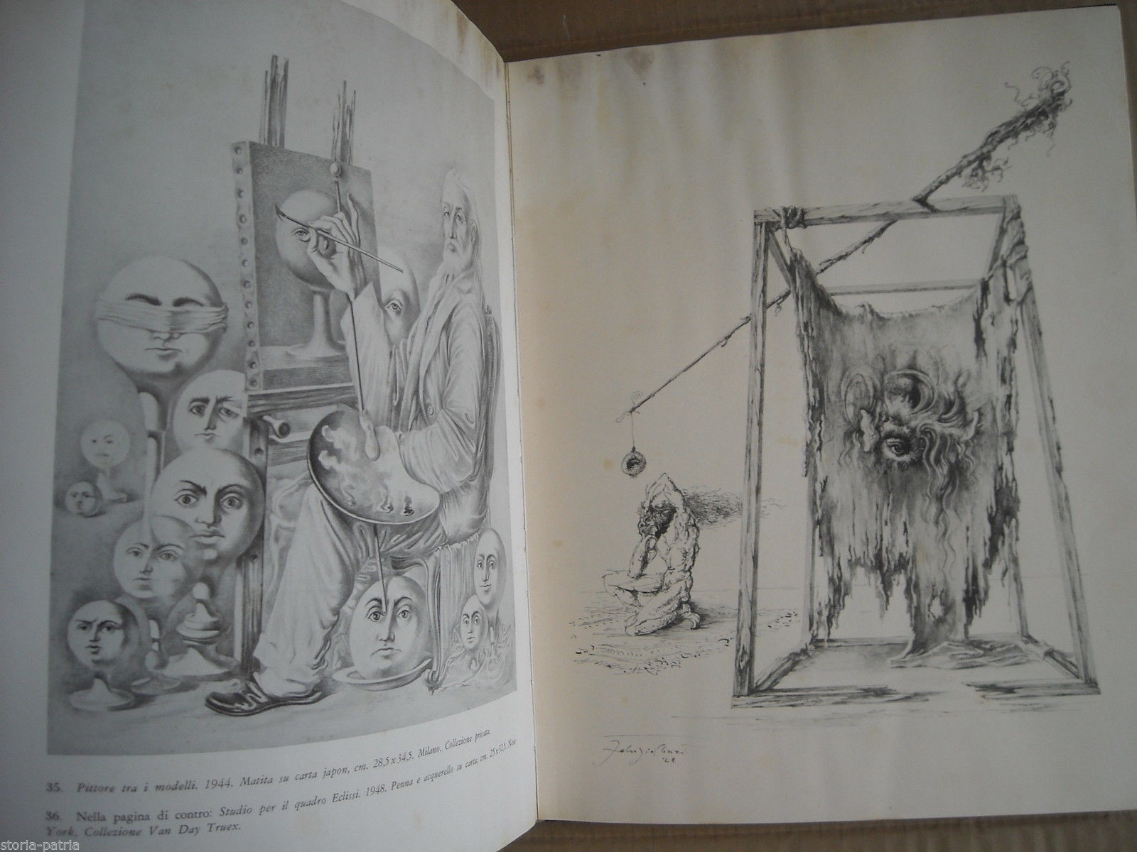 Arte Moderna, Artista Fabrizio Clerici, Interessante Monografia Illustrata, 1955 immagine 1
