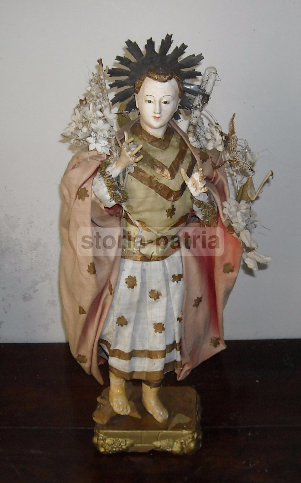 Arte Popolare Meridionale, Scultura Devozionale, Santo Da Campana, Da Collezione immagine 1