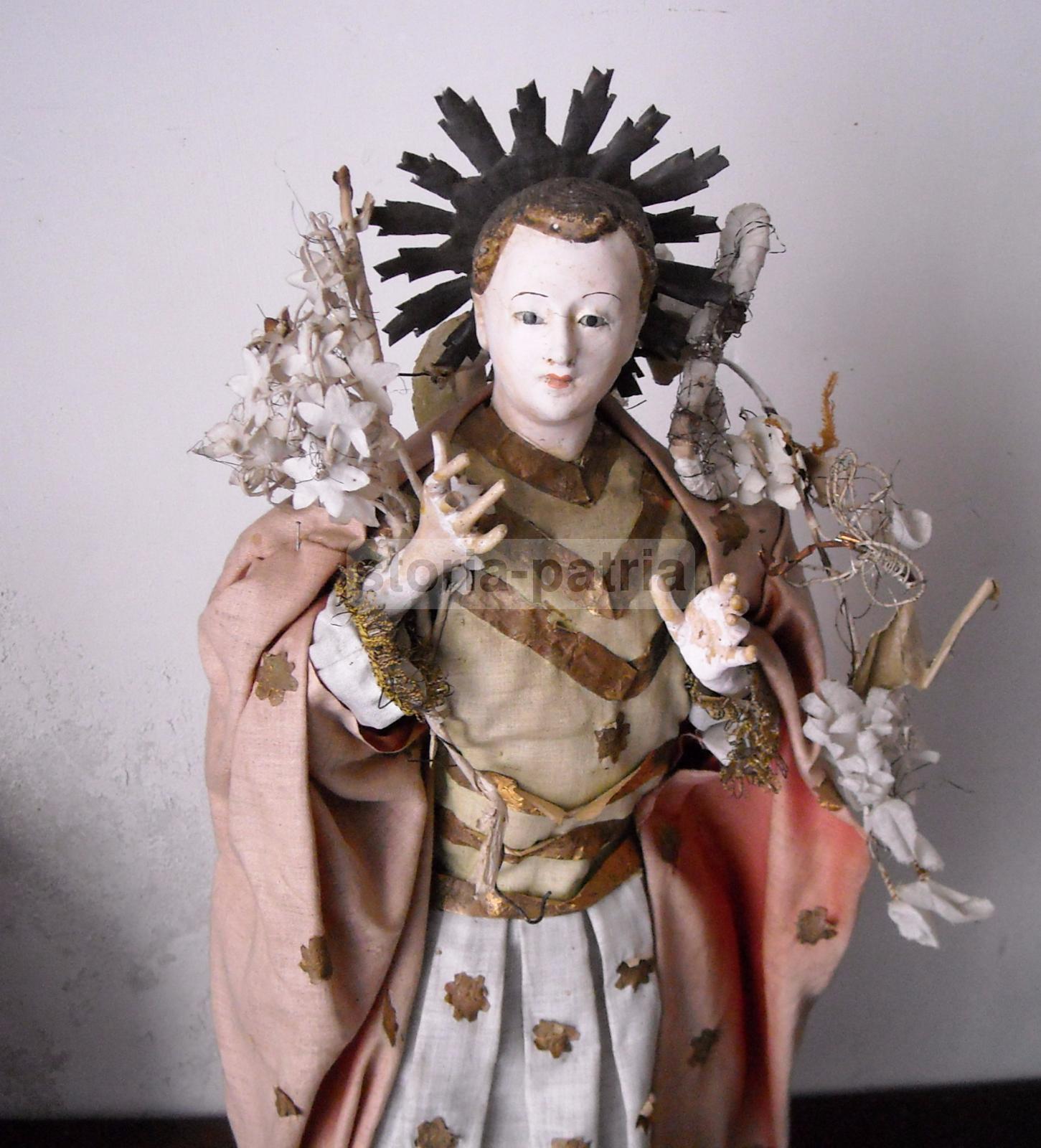 Arte Popolare Meridionale, Scultura Devozionale, Santo Da Campana, Da Collezione immagine 2