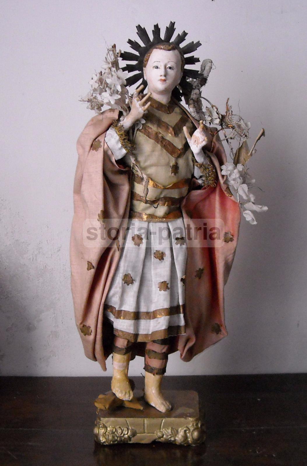 Arte Popolare Meridionale, Scultura Devozionale, Santo Da Campana, Da Collezione immagine 3