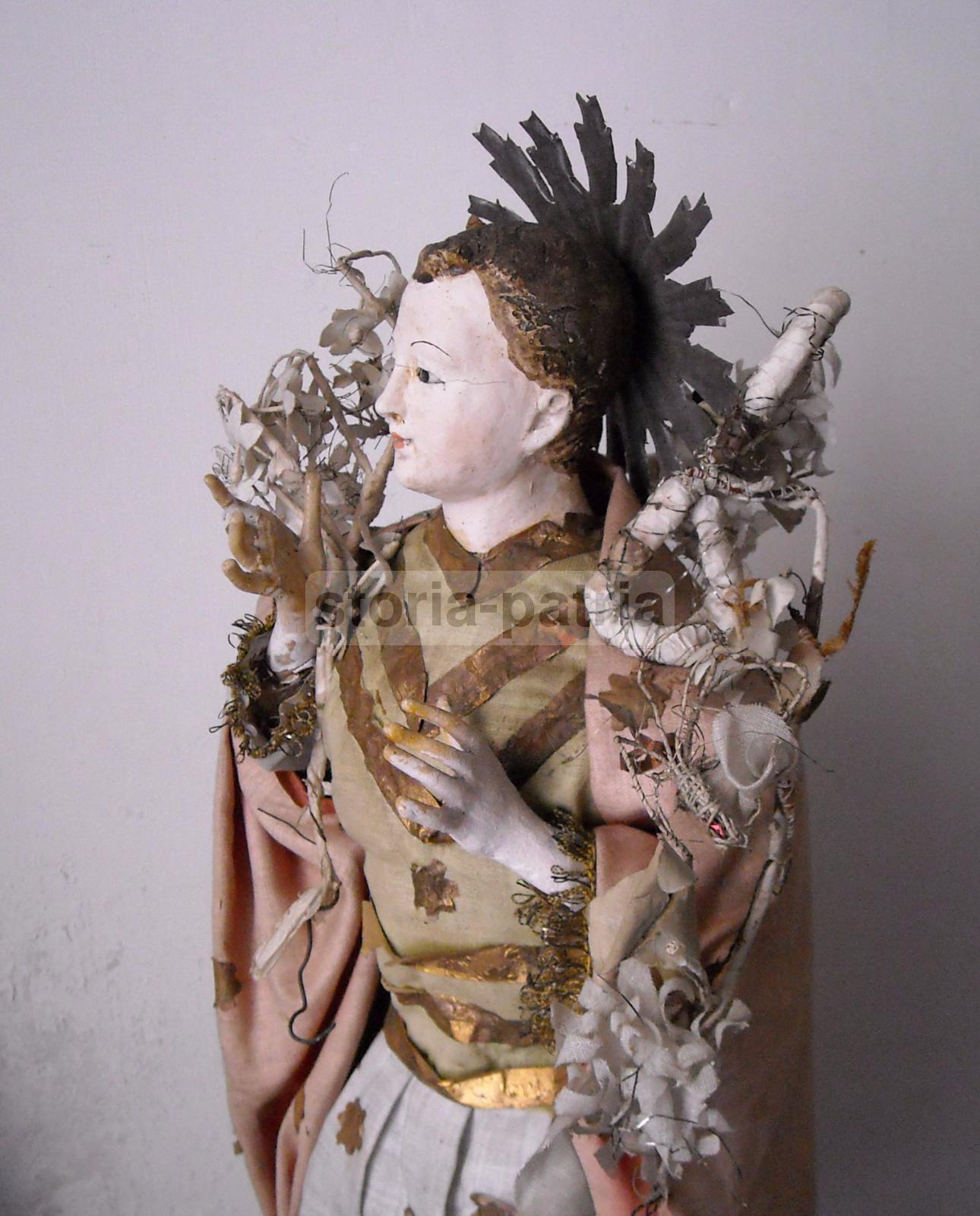 Arte Popolare Meridionale, Scultura Devozionale, Santo Da Campana, Da Collezione immagine 4