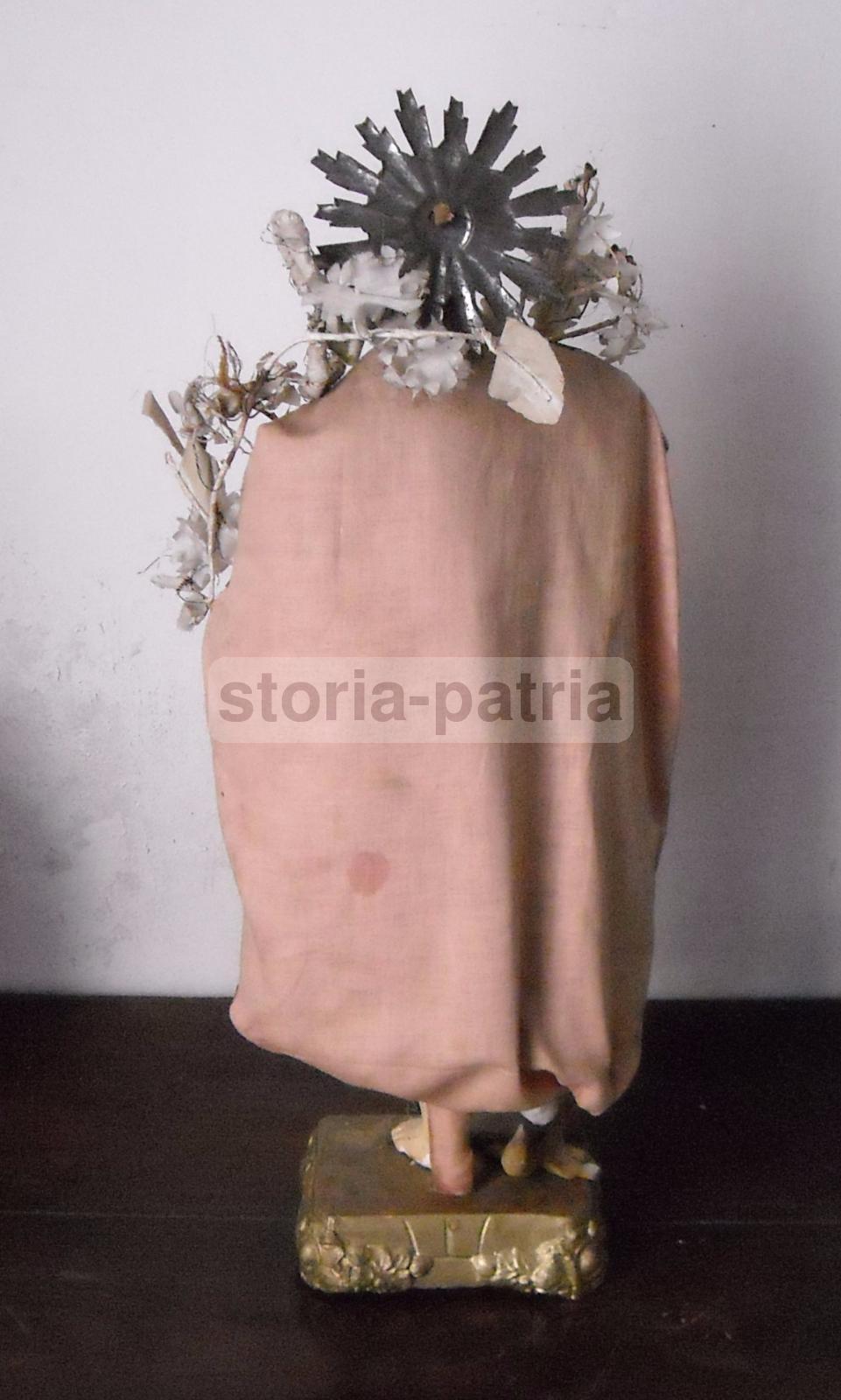 Arte Popolare Meridionale, Scultura Devozionale, Santo Da Campana, Da Collezione immagine 5