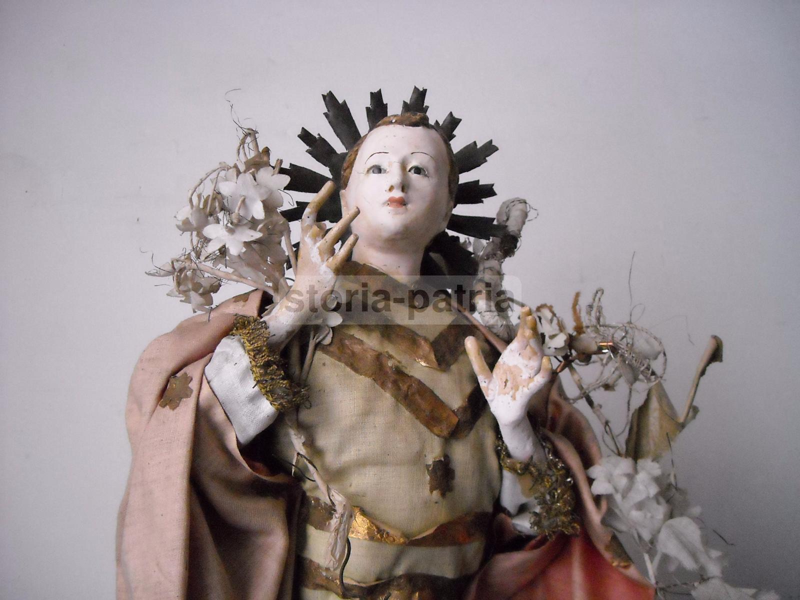 Arte Popolare Meridionale, Scultura Devozionale, Santo Da Campana, Da Collezione immagine 7