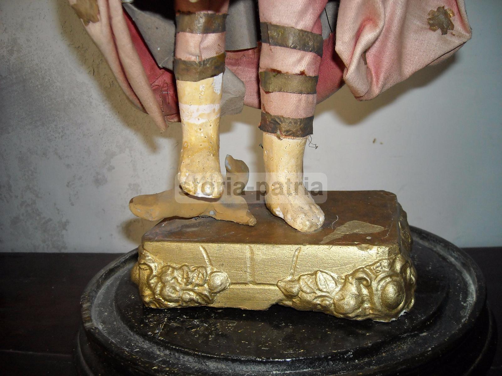 Arte Popolare Meridionale, Scultura Devozionale, Santo Da Campana, Da Collezione immagine 8