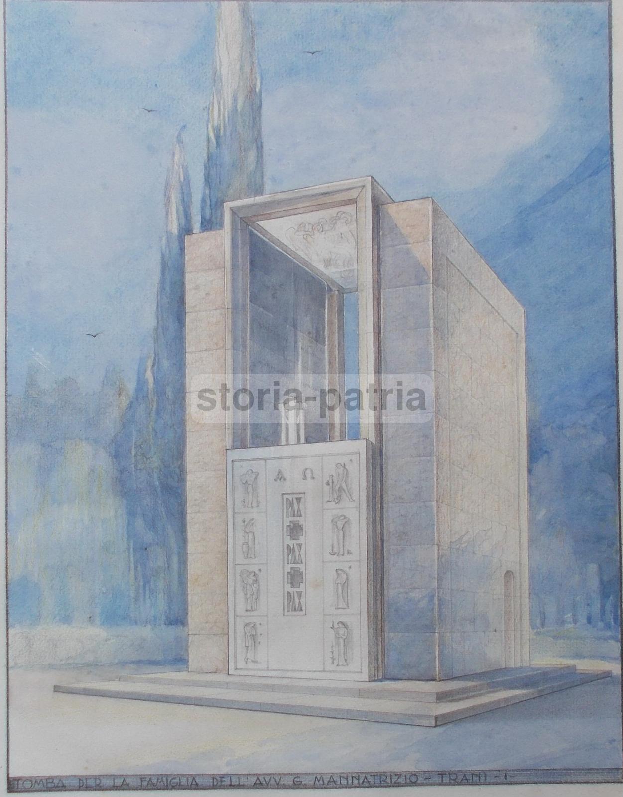 Arte Scultorea Monumentale, Cappella Funeraria, Puglia, Raro Progetto Originale immagine 1