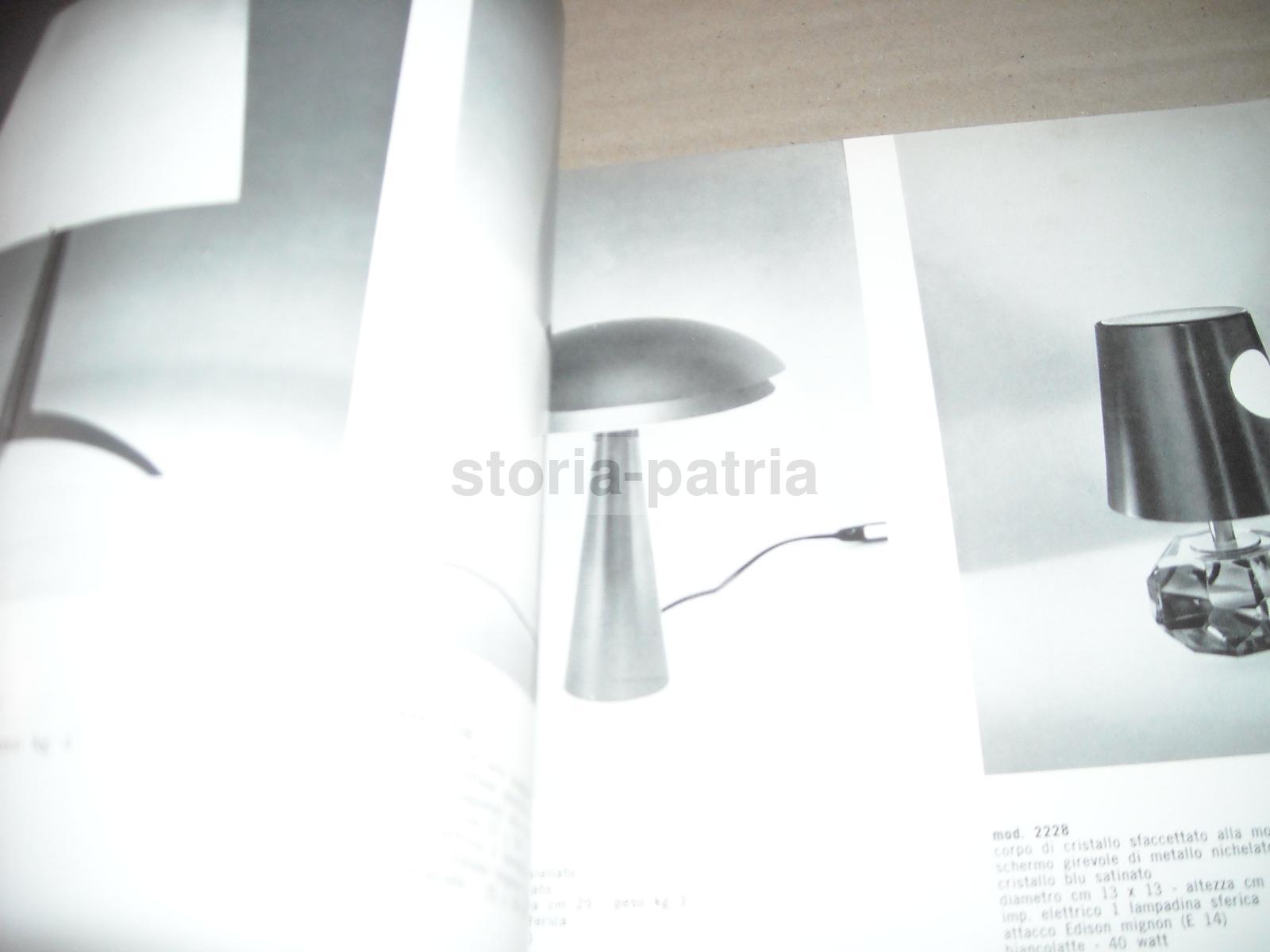 Arte Vetraria, Vetro, Vetri Artistici, Lampade, Cristalli, Fontana Arte, Raro Catalogo immagine 12