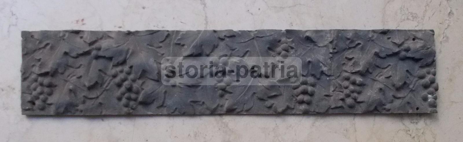 Artistica E Lunga Placca Metallica Bronzata, Uva, Vitigni, Enologia, Antica, d'Epoca immagine 5
