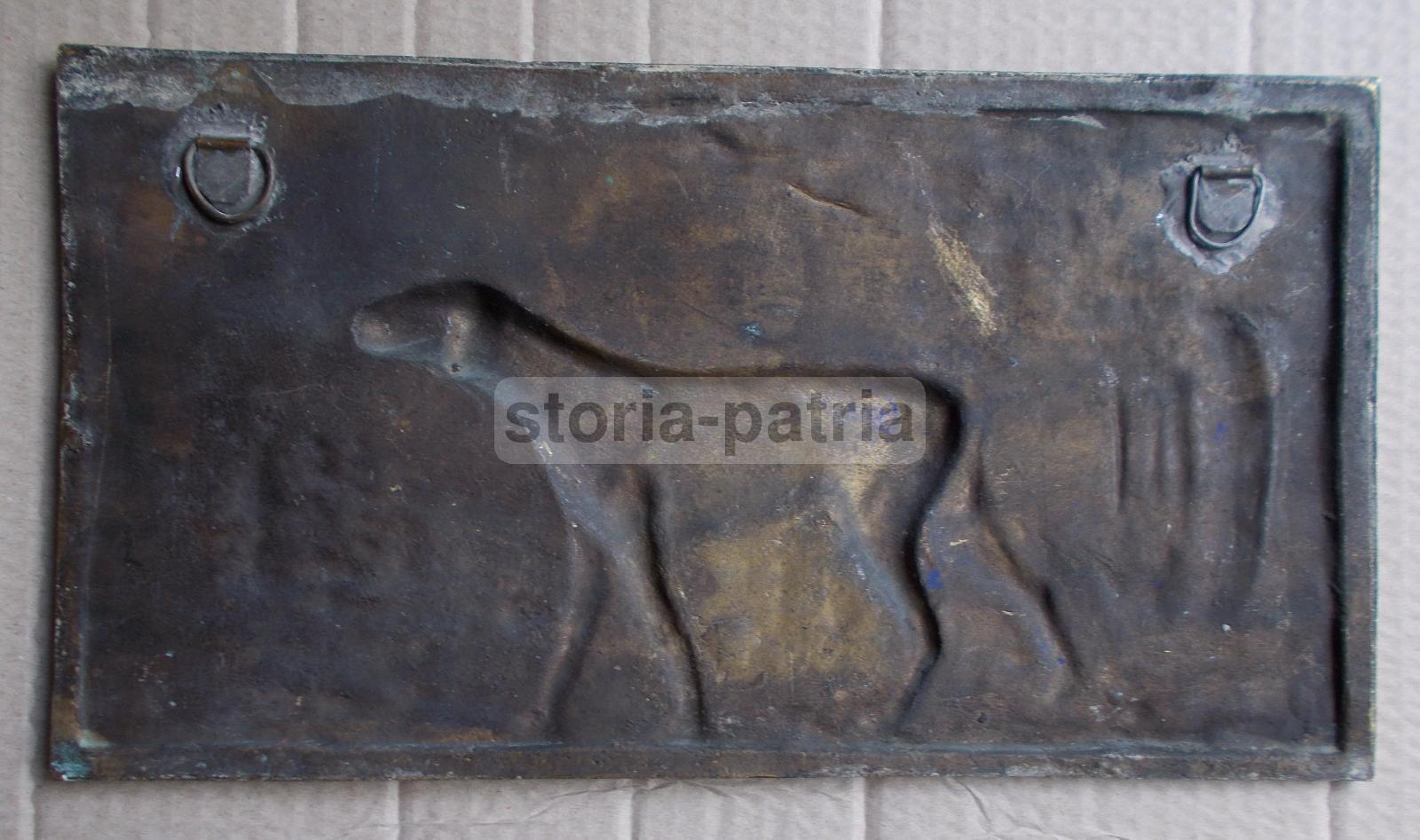 Cinofilia, Cane, Caccia, Artistico Pannello, Scultura Bronzea d'Epoca, Decorativa immagine 3