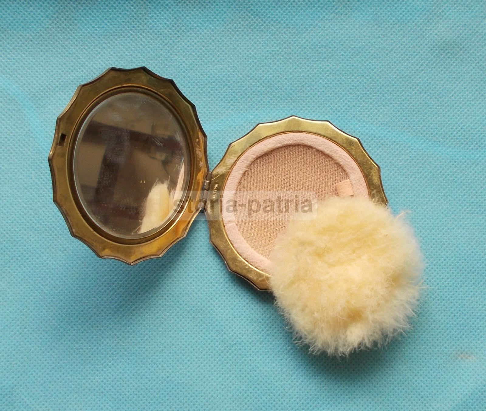 Cosmesi, Trucco, Decorativo Porta Cipria, Arti Decorative Del 900, Da Collezione immagine 3