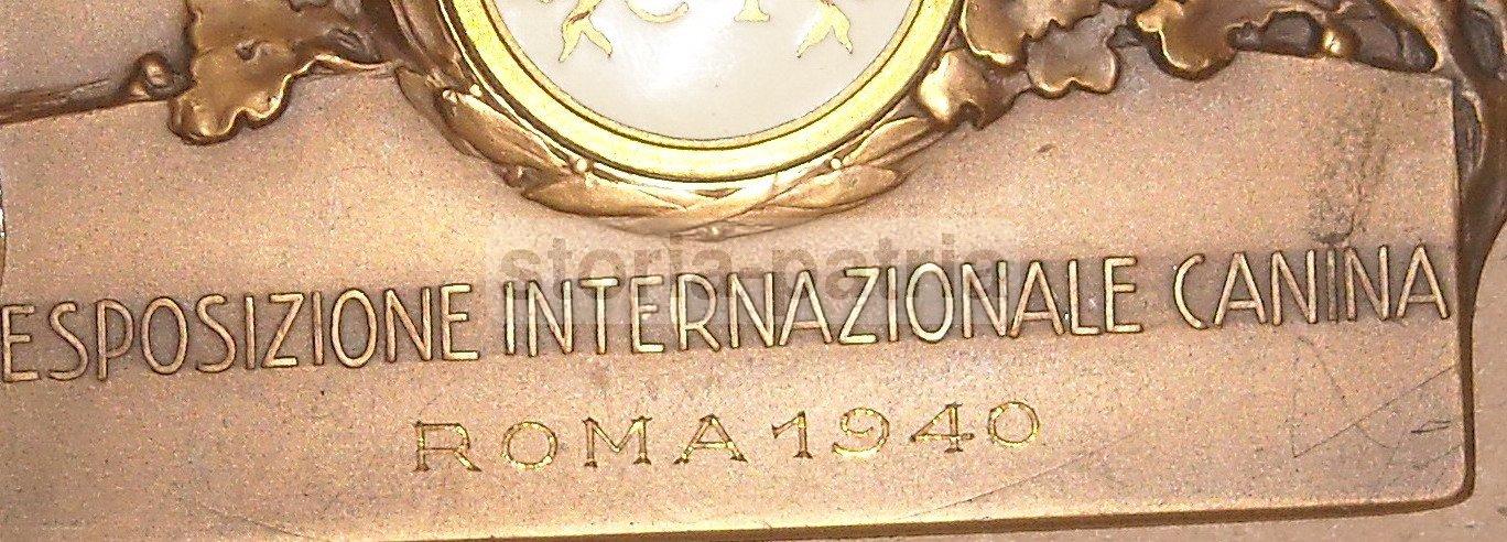 Decorativa Mini Targa Pubblicitaria, Cinofilia, Antica Placca, Con Smalti Colorati immagine 4