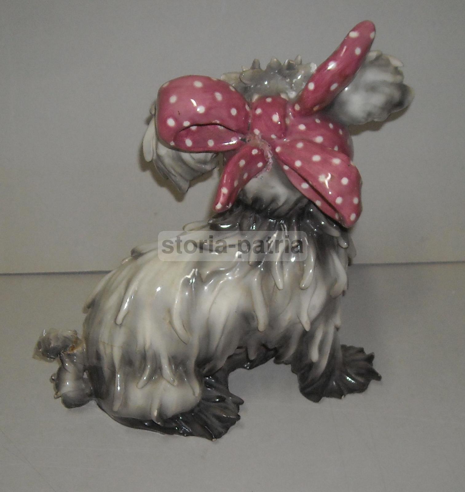Decorativa Scultura, Ceramica Da Collezione, Grazioso Piccolo Cane, Decorativo, 900 immagine 6