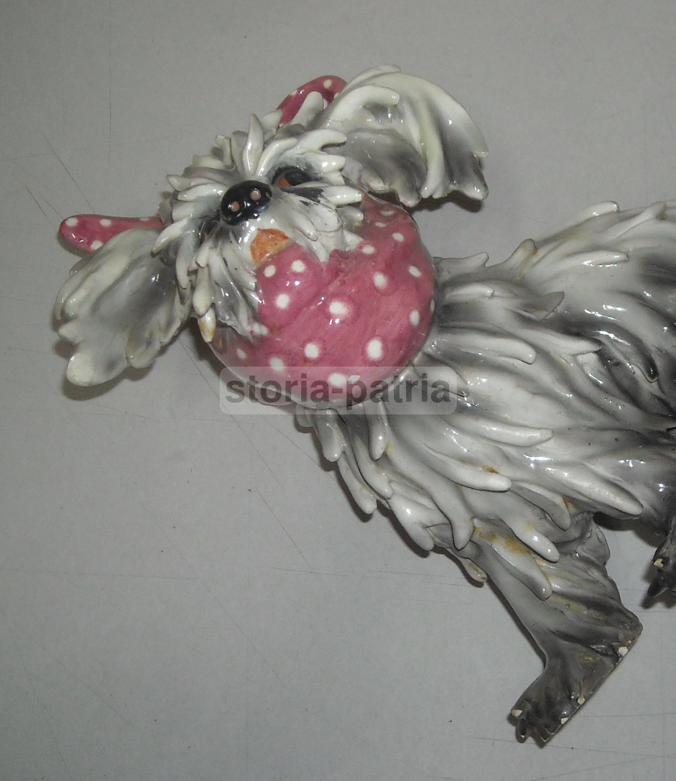 Decorativa Scultura, Ceramica Da Collezione, Grazioso Piccolo Cane, Decorativo, 900 immagine 10