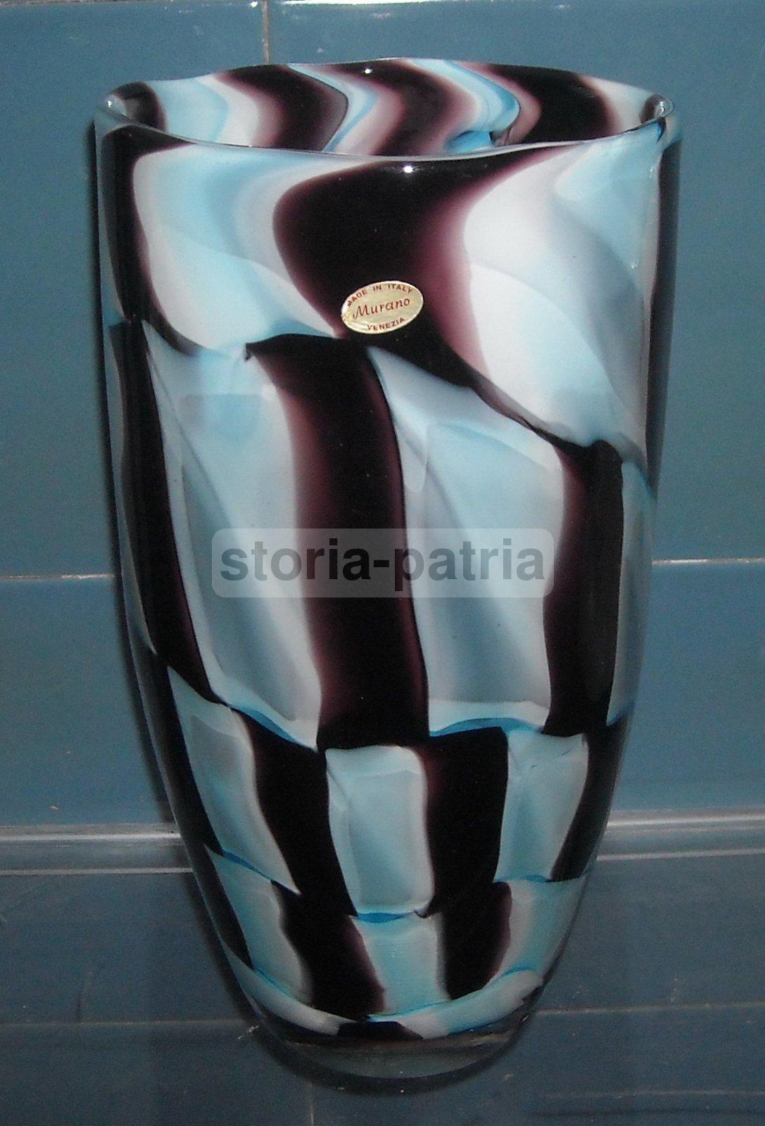 Elegante Vetro, Decorativo E Da Collezione, Murano, Vaso Portafiori Policromo immagine 3