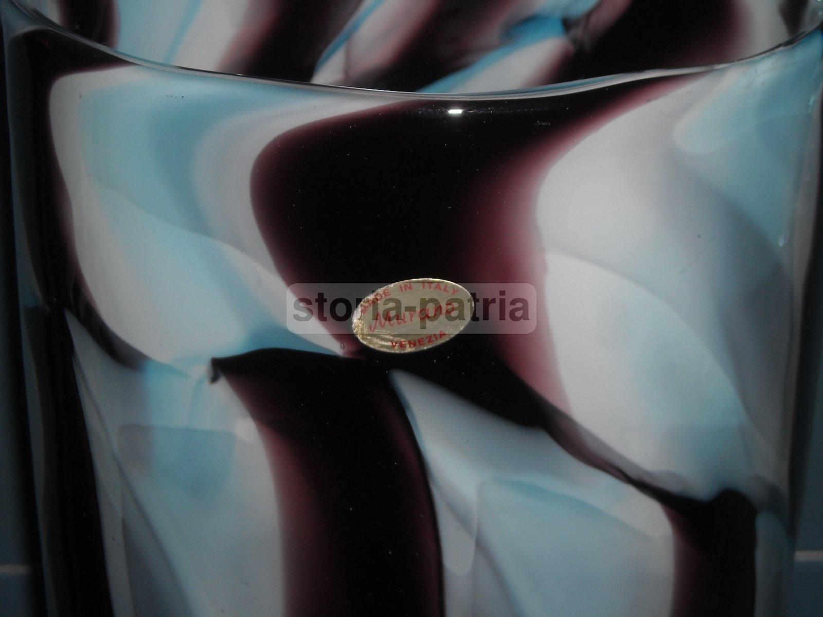 Elegante Vetro, Decorativo E Da Collezione, Murano, Vaso Portafiori Policromo immagine 6