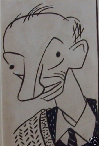 Futurismo, Futuristi, Teatro, Bragaglia, Raro Ritratto Caricaturale, Artista Onorato immagine 1