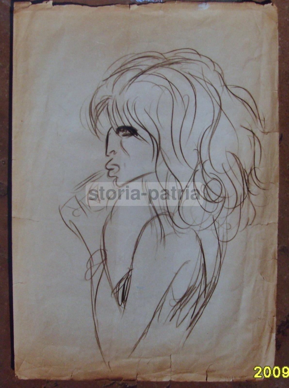 Futurismo, Futuristi, Teatro, Bragaglia, Raro Ritratto Caricaturale, Artista Onorato immagine 2