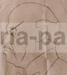 Futurismo, Futuristi, Teatro, Bragaglia, Raro Ritratto Caricaturale, Artista Onorato immagine 3