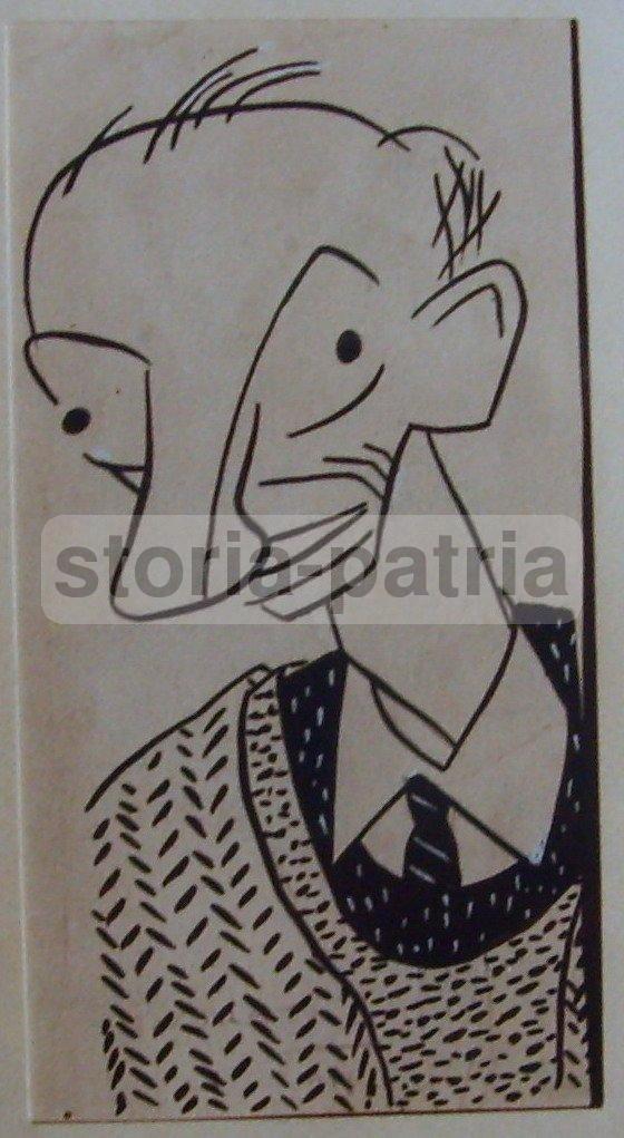 Futurismo, Futuristi, Teatro, Bragaglia, Raro Ritratto Caricaturale, Artista Onorato immagine 5