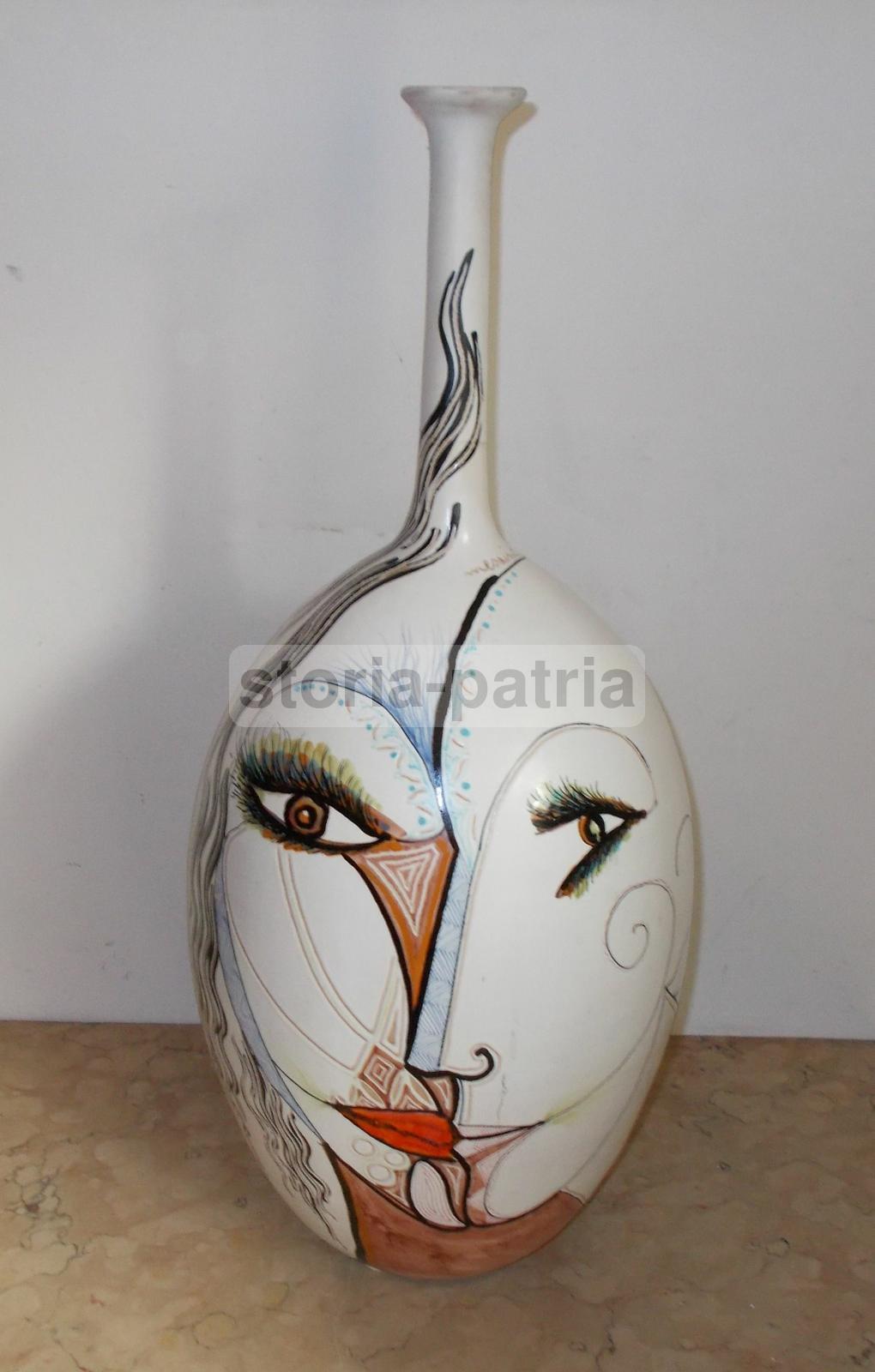 Modernariato, Design, Arte Moderna, Artistica Ceramica, Decorativo Dipinto, Messina immagine 1
