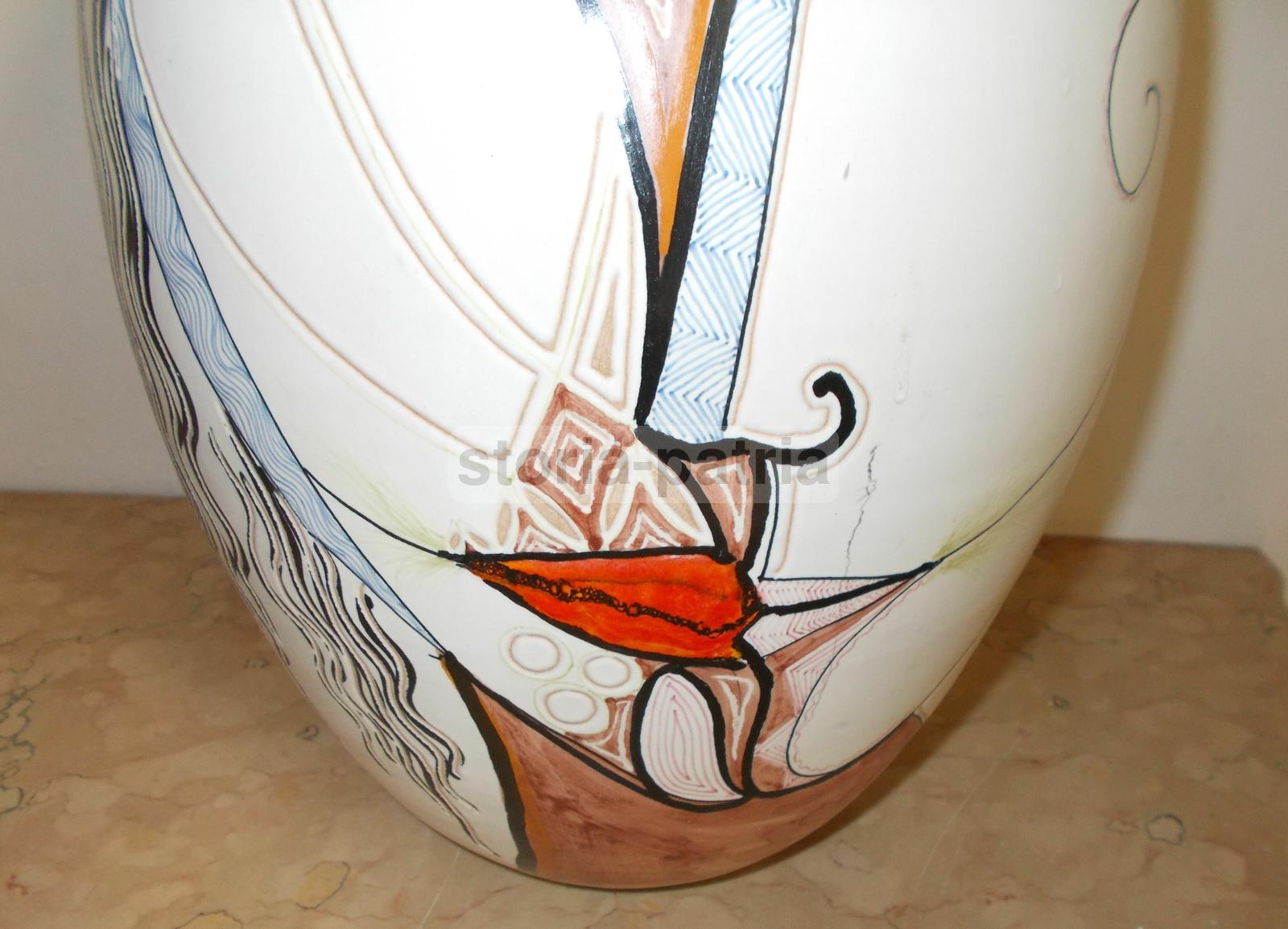 Modernariato, Design, Arte Moderna, Artistica Ceramica, Decorativo Dipinto, Messina immagine 3