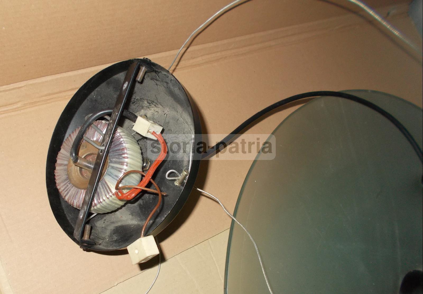 Modernariato, Design, Lampada Da Soffitto, Sospensione Decorativa, Tre Dischi Vetro immagine 7