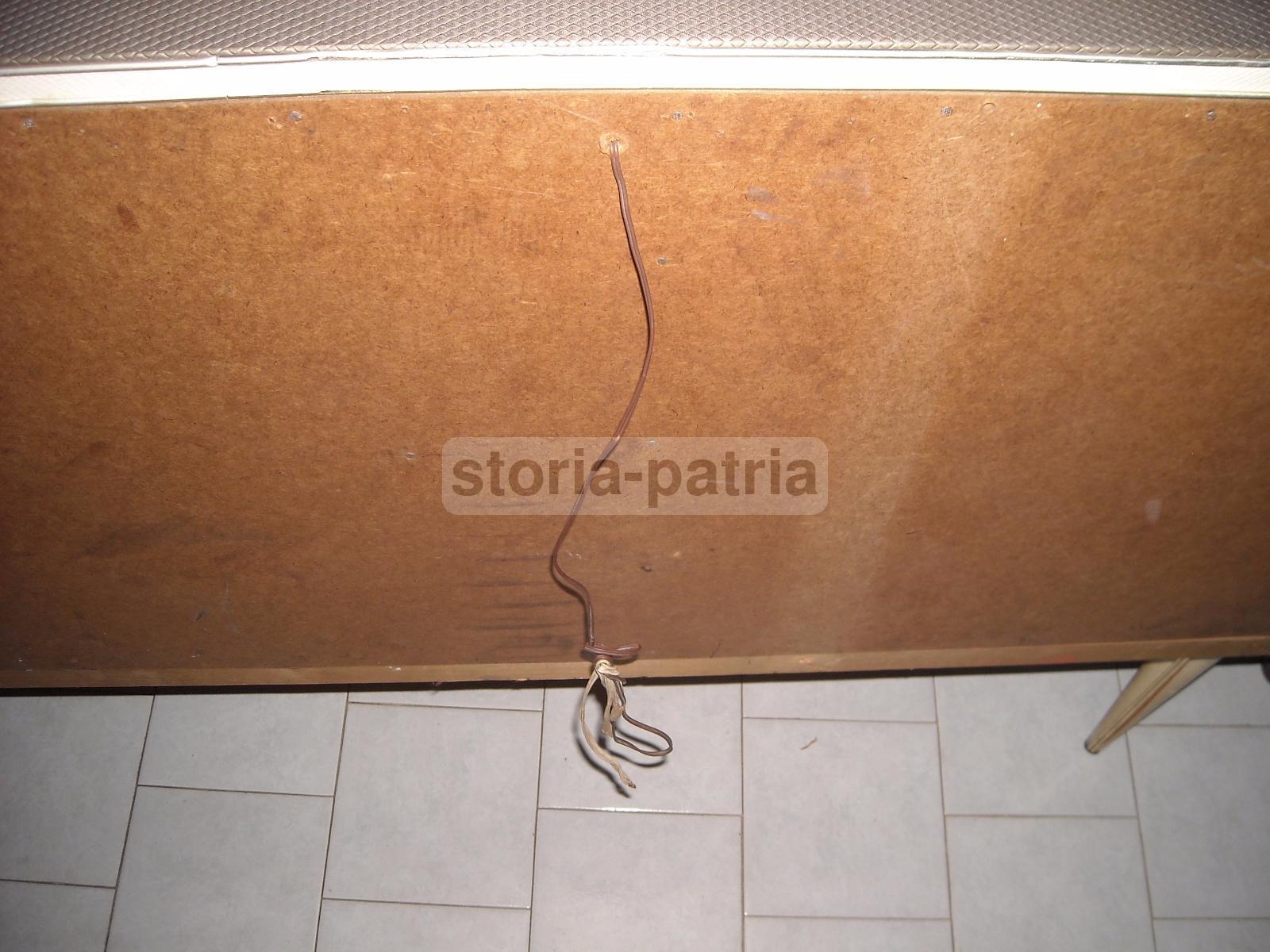 Modernariato, Design, Pregevole Decorativo Mobile Credenza, Vetri Incisi, Elegante immagine 2