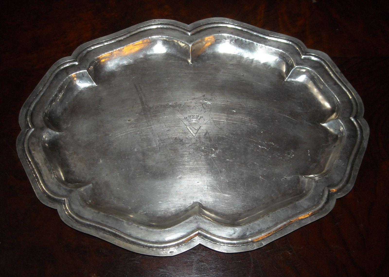 Napoli, Argenteria Di Famiglia, Decorativo Centro Tavolo, Alzata, Elegante Modellato immagine 2